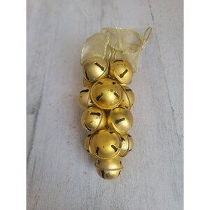 Golden bells hanging door knockers xmas home decor